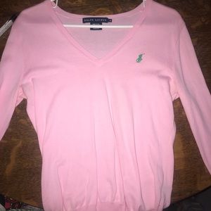 Women’s v neck Ralph Lauren sweater/ shirt